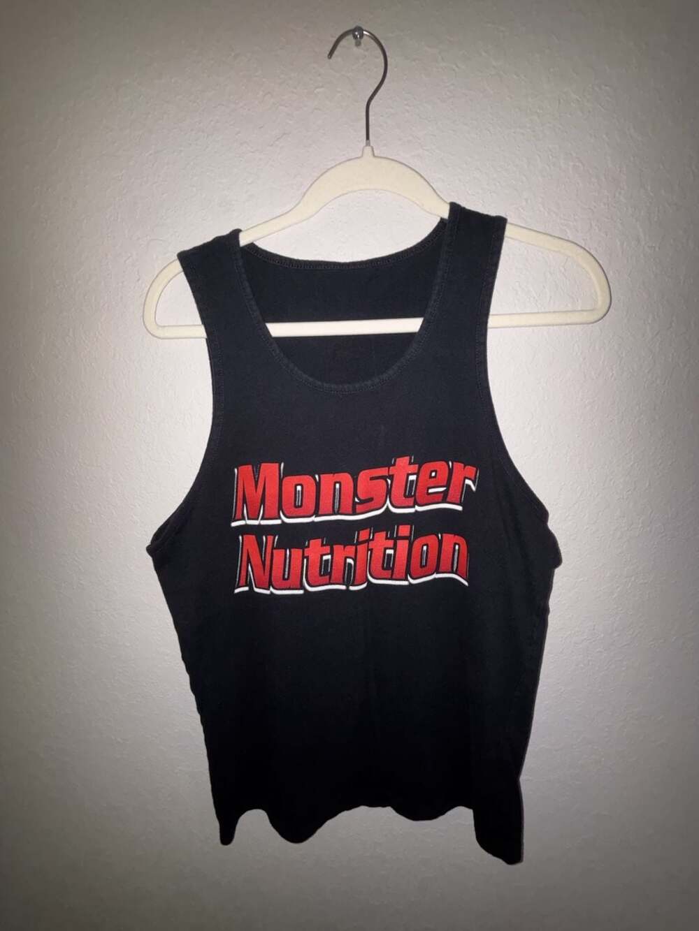 Monster Nutrition Vintage Graphic Gym Tank Top with Bodybuilder Logo - Picture 1 of 3
